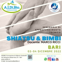 Shiatsu e Bimbi - A.I.Di.Bio. - “Evento Apos Approved” - Bari 3-4 dicembre 2022