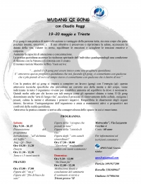 Wudang Qi Gong - Apos FVG - “Evento Apos Approved” - Trieste 19-20 Maggio 2018
