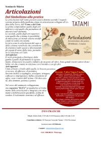 Articolazioni - Dal simbolismo alla pratica - TATAMI ASD -&ldquo;Evento Apos Approved&rdquo;- Roma 28 Febbraio e 01 Marzo 2026