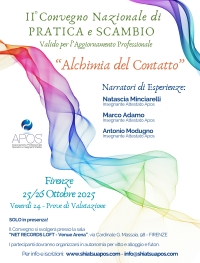 II&deg; Convegno Nazionale di Pratica e Scambio - "Alchimia del Contatto" - Firenze 25-26 Ottobre 2025