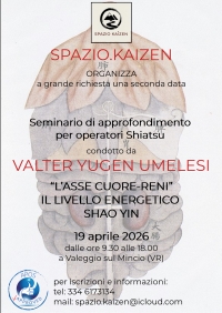 L'Asse Cuore-Reni - SPAZIO.KAIZEN - &ldquo;Evento Apos Approved&rdquo;- Valeggio sul Mincio (VR) - 19 Aprile 2026