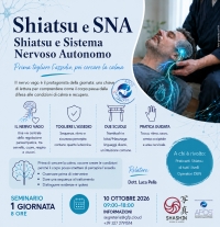 Shiatsu e SNA (Sistema Nervoso Autonomo) - ShaShin -&ldquo;Evento Apos Approved&rdquo;- Boffalora (MI) - 10 ottobre 2026
