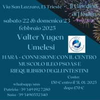 Hara - connessioni con il centro - Il Giardino di Hoshin -&ldquo;Evento Apos Approved&rdquo;- Trieste 22/23 Febbraio 2025